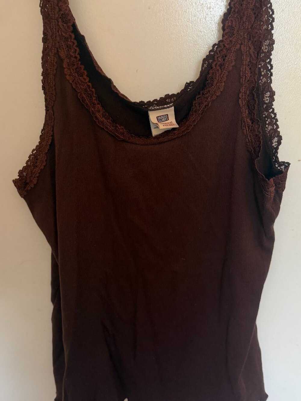 Faded Glory Dark Brown Camisole W 18-20